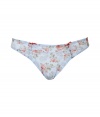 Bring instant romantic appeal to your lingerie favorites with these ladylike panties from Chantal Thomass - Front ruche detail with rosette and bow embellishment, all-over floral print - Perfect under virtually any outfit or paired with a matching bra for stylish lounging