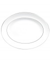 In an exquisite union of the contemporary and the classical, renowned bridal designer Vera Wang and Wedgwood have created a dinnerware and dishes pattern that brings elegance to the modern table. Blanc sur Blanc marries pure white with a textured matte border and platinum edging for subtle tonal contrast.