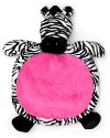 A zebra and hot pink makes for more fun on a safe and cuddly play mat from Bestever.