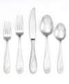 Teardrop handles graced with the fanciful swirls of Platinum Wave dinnerware make this coordinating flatware elegant on its own but a must for put-together place settings. From Yamazaki.