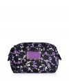 Tote around your makeup essentials in style with this optical print cosmetic bag from Marc by Marc Jacobs - Top zip closure, front logo plaque, logo stitching details - Perfect for everyday use, travel, or as a thoughtful gift