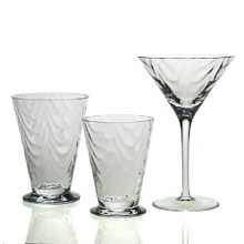 Elegant double old fashioned tumblers are an essential element of the William Yeoward Roxie collection, and a must-have in any well-stocked home bar.