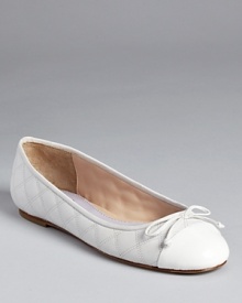 Classic and quilted, these timeless flats were designed for chic women with iconic style.