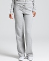 Lounge in luxury with Burberry Brit--these soft, french terry pants offer casual chic while off-duty.