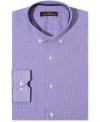 Cool contrast. With a second accent pattern, this Ben Sherman shirt is always good for a double take.