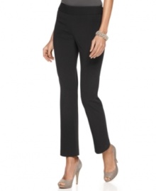 In a classic straight leg, these Alfani trousers are a wear-with-all wardrobe staple!