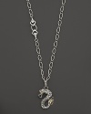 18K yellow gold accents this hand-crafted sterling silver dragon pendant necklace from John Hardy's Naga collection. Exclusive to Bloomingdale's.