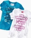 Let her show off her competitive spirit with these cute tees from Puma, featuring a sparkly graphic on front.