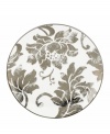 Mixing modern porcelain with antiqued blooms, the Silver Applique accent salad plates from Lenox have a fresh, romantic style. With platinum banding. Qualifies for Rebate