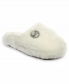 Keep your feet in something soft and cozy no matter where you are with MICHAEL Michael Kors' Jet Set slippers.