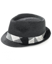 Tip your hat to an old-school must-have with this classically styled fedora from American Rag.