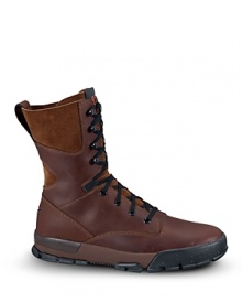 Boot is designed for comfort and lasting appeal in cold weather. A water-resistant construction and secure, gusseted lace-up design keeps out rain, snow and debris for a tough, protective winter fit.