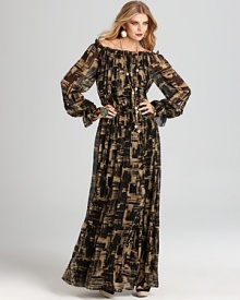 Rachel Zoe Dress - Diane Off the Shoulder Maxi