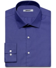 Ultra violet. Amp up your work week with this bright dress shirt from