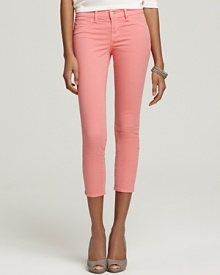 J Brand Jeans - Crop Skinny Jeans in Coral