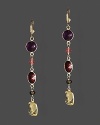 A brilliant medley of faceted semi-precious stones set in 14K yellow gold.