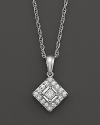 Diamond pendant set in 14K. white gold.