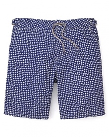 Paul Smith Geometric Long and Slim Swim Shorts