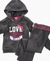 She'll feel the love and the warmth in this pullover hoodie from Puma. (Clearance)