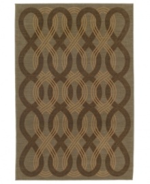 Presenting vintage-inspired tones of celadon, beige and mocha the Bellingham area rug from Karastan re-visits vintage motif that sets the groundwork for modern style. Crafted of pure New Zealand wool for ultimate comfort and supreme durability.