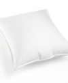 Cloud nine. Sleep soundly with this cozy pillow from Blue Ridge, featuring a soft cotton cover and plush white down fill for supreme comfort. Perfect for front and back sleepers.