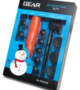 Have fun and memorable times creating a snowman with this snowman kit by Travel Gear.