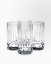 An elegant set of crystal barware favorites, handcut with striking detail to enliven any evening or occasion. Set of 4 Full lead crystal Each, 5 high Hand wash Imported 