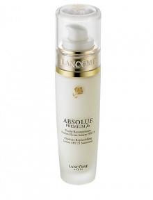 Repair. Intense Moisture. Clarity. Lancome Laboratories sets the new standard in skincare to fight visible effects of age and hormonal changes. Absolute Premium Bx SPF 15 Lotion revolutionizes skin replenishment by combining two advanced discoveries in one lightweight lotion.