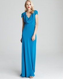 ABS by Allen Schwartz Gown - Drape Neck