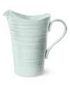 Pour in style! From celebrated chef and food writer, Sophie Conran, comes this artfully designed pitcher. A ribbed texture evokes the charming look of traditional hand thrown pottery. Shown in white.