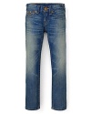 True Religion Boys' Jack Weave Denim Jean-Sizes 8-14