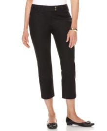 Charter Club perfects basic capris with this versatile look. A sleek silhouette in basic colors to choose from means they work season after season.