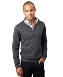 Layer up with this handsome sweater from Marc New York.