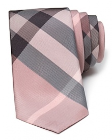 Burberry London Pink Exploded Check Tie