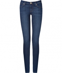 Detailed with the perfect amount of stretch for that second skin feel, Juicy Coutures skinny jeans are an essential addition to your staples wardrobe - Classic five-pocket style, button closure, zip fly, belt loops - Form-fitting - Dress them up with silk tops and heel, or for a more casual look, with pullovers and flats