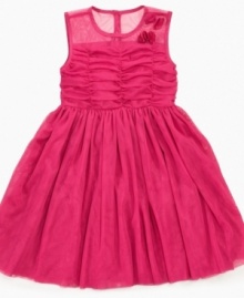 She'll love this marvelous party dress by DKNY.