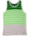 Keep your cool even as the mercury rises with this striped tank from Univibe.