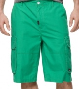 Add some color to your cargo collection with these shorts from LRG.