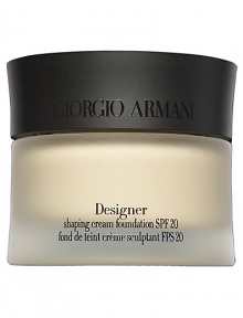 Luxurious double-silk blend cream foundation. Modeling silk fibers firm and contour skin while sculpting oils replenish and smooth skin with elegant, weightless coverage. Luminous micro-silk particles illuminate the face for an even complexion with a radiant finish. Recommended for all skin types. 