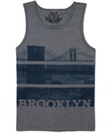 No sleep 'til. Give big ups to your favorite borough in this tank from Univibe.