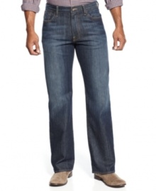 Sit back and relax. These Lucky Brand jeans are the perfect laid-back cut.