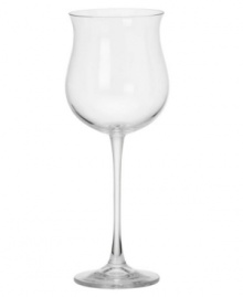 Inspired by Tuscan vineyards, these rose wine glasses capture the pleasures of Italy's wine country. Beautifully crafted to bring out the color and texture of wine, this glassware is designed with a simple, understated base that accentuates its aroma. Qualifies for Rebate