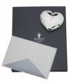 A lovely stationary set for the doting pen pal, Ballet Ribbon notecards embossed with dreamy heart-shaped strokes match silver-lined envelopes and a silver-plated paperweight. All in an elegant gift box.