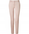 With a streamlined look in pristine white cotton stretch, Emilio Puccis tailored jersey trousers are as flattering as they are chic - Side and buttoned back slit pockets, zip fly, hidden closure, belt loops - Tailored fit, slim straight leg - Wear with bright printed tops sleek leather accessories