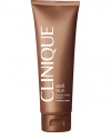 Tinted lotion gives you instant colour, deep tan develops in just a few hours. Looks smooth, even, natural. Self-tanning plus: No surprises - it shows where it goes. Oil free, non-acnegenic. Dermatologist tested. 4.2 oz. 