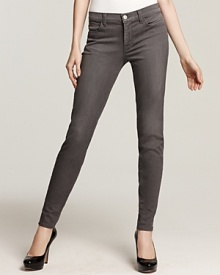 Rendered in a cool gray wash, these J Brand legging jeans are a fresh take on classic denim.