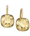 Swarovski sets the gold standard with its Sheena drop earrings. The 22k gold-plated pair glistens with crystal golden shadow for a touch of elegance. Approximate drop: 1 inch.