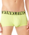 When sleek is sexy: Calvin Klein's X Micro Low-Rise Trunk with the supportive stretch of soft, velvet-finish microfiber.