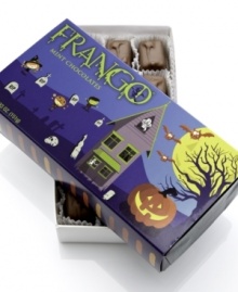 A little spooky and a whole lot sweet, these Halloween milk mint chocolates make the perfect treat for any guy or ghoul. Made in the U.S.A. with Frango's signature milk mint chocolate recipe.