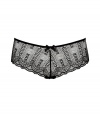 Add instant sex appeal with these comfortable and sultry panties from Elle MacPherson - Floral printed lace with slim waistband, front bow detail- Perfect underneath your favorite dress